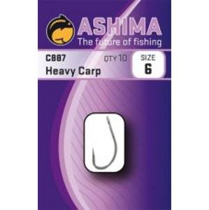 Ashima  Háčiky  C887 Heavy Carp  (10ks)-Veľkosť 8