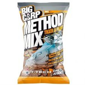 Bait-Tech krmítková zmes big carp method mix tiger & peanut 2 kg