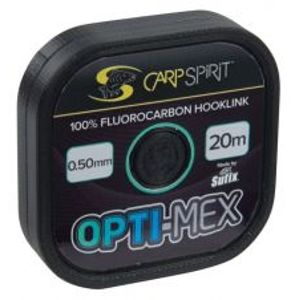 Carp Spirit Fluorocarbon Opti-Mex Hooklink Číra 20 m-Priemer 0,35 mm / Nosnosť 8,20 kg