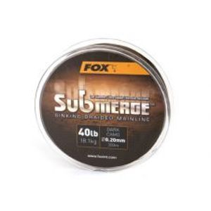 Fox Pletená šnúra Submerge Dark Camo 0,30 mm 50 lb-Návin 600 m