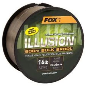 Fox Vlasec Fluorocarbon Illusion Mainline Trans Khaki 600 m-Priemer 0,39 mm / Nosnosť 8,64 kg