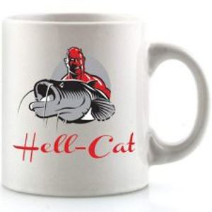 Hell-Cat Hrnček Biely S Logom