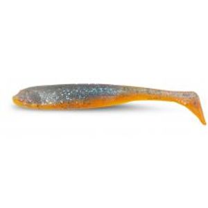 Saenger Iron Claw Gumová Nástraha Slim Jim Non Toxic Blue Glitter Orange-Dĺžka 7 cm