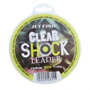 Jet Fish Clear Shock Leader Crystal 100 m-Priemer 0,60 mm / Nosnosť 15,7 kg