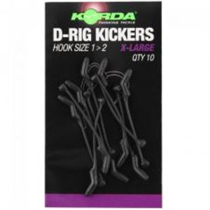 Korda Rovnátka Kickers D Rig Green 10 ks-Veľkosť XL