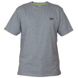 Matrix Tričko Minimal Light Grey Marl T Shirt-Veľkosť XL