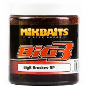 Mikbaits Boilies Legends V Dipe BigB Broskyňa Black Pepper 250 ml-20 mm