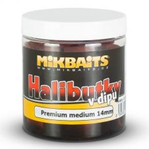 Mikbaits Pelety Halibutky v Dipe 8 mm 150 ml-Premium halibut