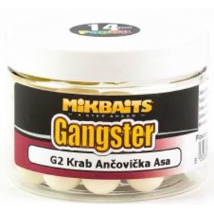 Mikbaits Plávajúce Boilies Gangster 150 ml-g2 krab ančovička asa 18 mm