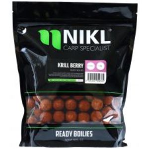 NIKL Hotové boilie KrillBerry Ready-21 mm, 1 kg