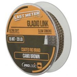 Prologic Nadväzcová Šnúra Gladio Link Camo Brown 15 m-Nosnosť 40 lb