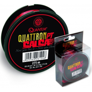 Quantum Vlasec Quattron Salsa Červená 275 m-Piemer 0,30 mm / Nosnosť 7,7 kg