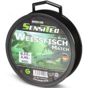 Saenger Vlasec Weißfisch Match 400 m Zelená-Priemer 0,18 mm / Nosnosť 4,05 kg