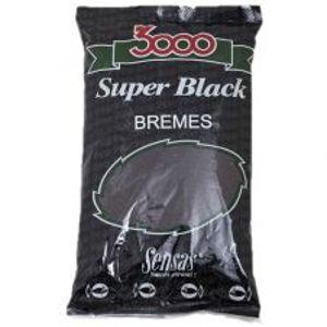 Sensas kŕmenie 3000 SUPER BLACK 1kg-Gardons