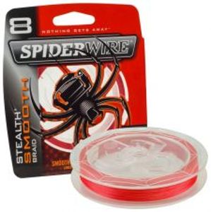 Spiderware Splietaná šnúra Stealth Smooth 8 150 m červená-Priemer 0,08 mm / Nosnosť 7,3 kg