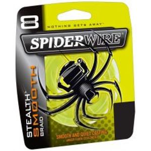 Spiderwire Splietaná šnúra Stealth Smooth 8 žltá-Priemer 0,30 mm / Nosnosť 34,3 kg / Návin 1 m