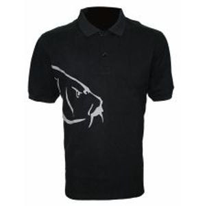 Zfish Tričko Carp Polo T-Shirt Black-Veľkosť M